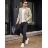 imageCOOFANDY Mens Blazer Casual Two Buttons Sport Coat Slim Fit Lightweight Suit JacketsLight Khaki