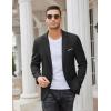 imageCOOFANDY Mens Blazer Sport Coats Casual Slim Fit Suit Jacket Business One Button BlazersBlack