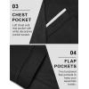 imageCOOFANDY Mens Blazer Sport Coats Casual Slim Fit Suit Jacket Business One Button BlazersBlack