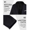 imageCOOFANDY Mens Blazer Sport Coats Casual Slim Fit Suit Jacket Business One Button BlazersBlue