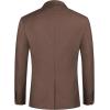 imageCOOFANDY Mens Blazer Sport Coats Casual Slim Fit Suit Jacket Business One Button BlazersBrown