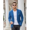 imageCOOFANDY Mens Blazer Sport Coats Casual Slim Fit Suit Jacket Business One Button BlazersDark Blue