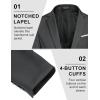 imageCOOFANDY Mens Blazer Sport Coats Casual Slim Fit Suit Jacket Business One Button BlazersGrey