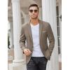 imageCOOFANDY Mens Blazer Sport Coats Casual Slim Fit Suit Jacket Business One Button BlazersKhaki
