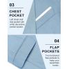 imageCOOFANDY Mens Blazer Sport Coats Casual Slim Fit Suit Jacket Business One Button BlazersLight Blue
