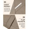 imageCOOFANDY Mens Blazer Sport Coats Casual Slim Fit Suit Jacket Business One Button BlazersLight Khaki