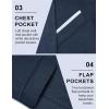 imageCOOFANDY Mens Blazer Sport Coats Casual Slim Fit Suit Jacket Business One Button BlazersRoyal Blue