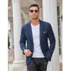 imageCOOFANDY Mens Blazer Sport Coats Casual Slim Fit Suit Jacket Business One Button BlazersRoyal Blue