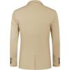 imageCOOFANDY Mens Casual Blazer Jacket Slim Fit Sports Coat Business Suit Jackets One ButtonApricot