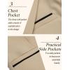 imageCOOFANDY Mens Casual Blazer Jacket Slim Fit Sports Coat Business Suit Jackets One ButtonApricot