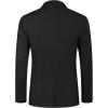 imageCOOFANDY Mens Casual Blazer Jacket Slim Fit Sports Coat Business Suit Jackets One ButtonBlack