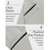 imageCOOFANDY Mens Casual Blazer Jacket Slim Fit Sports Coat Business Suit Jackets One ButtonLight Gray