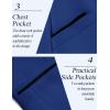 imageCOOFANDY Mens Casual Blazer Jacket Slim Fit Sports Coat Business Suit Jackets One ButtonRoyal Blue