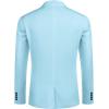 imageCOOFANDY Mens Casual Blazer Jacket Slim Fit Sports Coat Business Suit Jackets One ButtonSky Blue