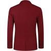 imageCOOFANDY Mens Casual Blazer Jacket Slim Fit Sports Coat Business Suit Jackets One ButtonWine Red