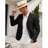 imageCOOFANDY Mens Casual Blazer Sport Coat Lightweight Two Button Business Suit JacketsBlack