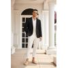 imageCOOFANDY Mens Casual Blazer Sport Coat Lightweight Two Button Business Suit JacketsBlack