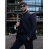 imageCOOFANDY Mens Casual Blazer Sport Coat Lightweight Two Button Business Suit JacketsBlack