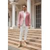 imageCOOFANDY Mens Casual Blazer Sport Coat Lightweight Two Button Business Suit JacketsBrick Red