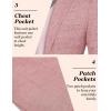 imageCOOFANDY Mens Casual Blazer Sport Coat Lightweight Two Button Business Suit JacketsBrick Red