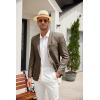 imageCOOFANDY Mens Casual Blazer Sport Coat Lightweight Two Button Business Suit JacketsBrown