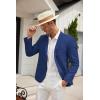 imageCOOFANDY Mens Casual Blazer Sport Coat Lightweight Two Button Business Suit JacketsBroyal Blue