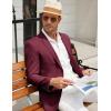 imageCOOFANDY Mens Casual Blazer Sport Coat Lightweight Two Button Business Suit JacketsBurgundy