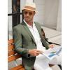 imageCOOFANDY Mens Casual Blazer Sport Coat Lightweight Two Button Business Suit JacketsDark Green