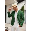 imageCOOFANDY Mens Casual Blazer Sport Coat Lightweight Two Button Business Suit JacketsGreen