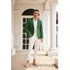 imageCOOFANDY Mens Casual Blazer Sport Coat Lightweight Two Button Business Suit JacketsGreen