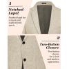 imageCOOFANDY Mens Casual Blazer Sport Coat Lightweight Two Button Business Suit JacketsKhaki