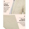 imageCOOFANDY Mens Casual Blazer Sport Coat Lightweight Two Button Business Suit JacketsKhaki