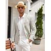 imageCOOFANDY Mens Casual Blazer Sport Coat Lightweight Two Button Business Suit JacketsLight Grey