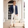 imageCOOFANDY Mens Casual Blazer Sport Coat Lightweight Two Button Business Suit JacketsNavy Blue