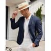 imageCOOFANDY Mens Casual Blazer Sport Coat Lightweight Two Button Business Suit JacketsNavy Blue