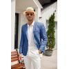 imageCOOFANDY Mens Casual Blazer Sport Coat Lightweight Two Button Business Suit JacketsRoyal Blue