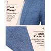 imageCOOFANDY Mens Casual Blazer Sport Coat Lightweight Two Button Business Suit JacketsRoyal Blue