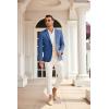imageCOOFANDY Mens Casual Blazer Sport Coat Lightweight Two Button Business Suit JacketsRoyal Blue
