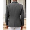 imageCOOFANDY Mens Casual Blazers Sport Coats Slim Fit Cotton Sport Jackets 1 Button Lightweight Suit JacketsA Grey