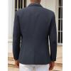 imageCOOFANDY Mens Casual Blazers Sport Coats Slim Fit Cotton Sport Jackets 1 Button Lightweight Suit JacketsA Navy Blue