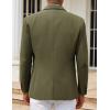 imageCOOFANDY Mens Casual Blazers Sport Coats Slim Fit Cotton Sport Jackets 1 Button Lightweight Suit JacketsB Army Green