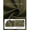 imageCOOFANDY Mens Casual Blazers Sport Coats Slim Fit Cotton Sport Jackets 1 Button Lightweight Suit JacketsB Army Green
