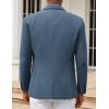 imageCOOFANDY Mens Casual Blazers Sport Coats Slim Fit Cotton Sport Jackets 1 Button Lightweight Suit JacketsB Royal Blue