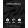 imageCOOFANDY Mens Casual Henley Pullover Sweatshirt Thermal Fleece Slim Fit SweaterBlack