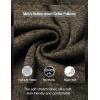imageCOOFANDY Mens Casual Henley Pullover Sweatshirt Thermal Fleece Slim Fit SweaterCoffee
