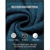 imageCOOFANDY Mens Casual Henley Pullover Sweatshirt Thermal Fleece Slim Fit SweaterDark Blue and Black