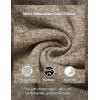 imageCOOFANDY Mens Casual Henley Pullover Sweatshirt Thermal Fleece Slim Fit SweaterLight Khaki