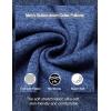 imageCOOFANDY Mens Casual Henley Pullover Sweatshirt Thermal Fleece Slim Fit SweaterSky Blue