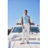 imageCOOFANDY Mens Casual Knitted Tank Tops Crew Neck Sleeveless Muscle T Shirts Summer Beach TopsLight Blue