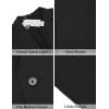 imageCOOFANDY Mens Casual Linen Blazer Lightweight Regular Fit Sport Coat One Button Suit JacketBlack